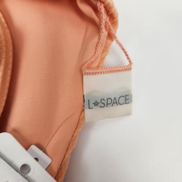 L*Space Fisher Bikini Top in Tangy Orange Size Small NWT - Picture 4 of 4